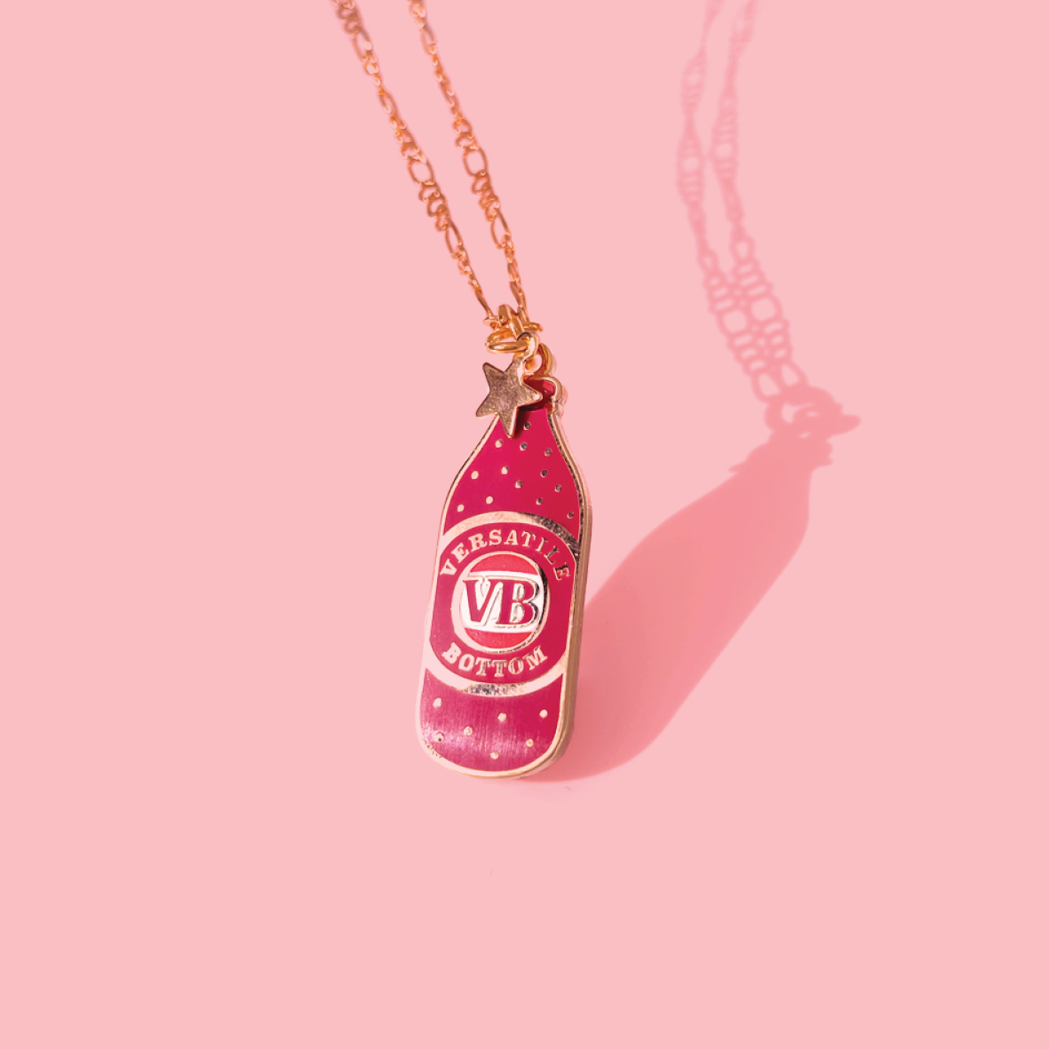 Versatile Bottom Necklace Amy Blue Illustration